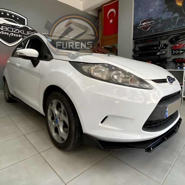 Ford Fiesta 2008-2017 Uyumlu Brabus Ön Lip 3 Parça Kanatlı Lip - 2