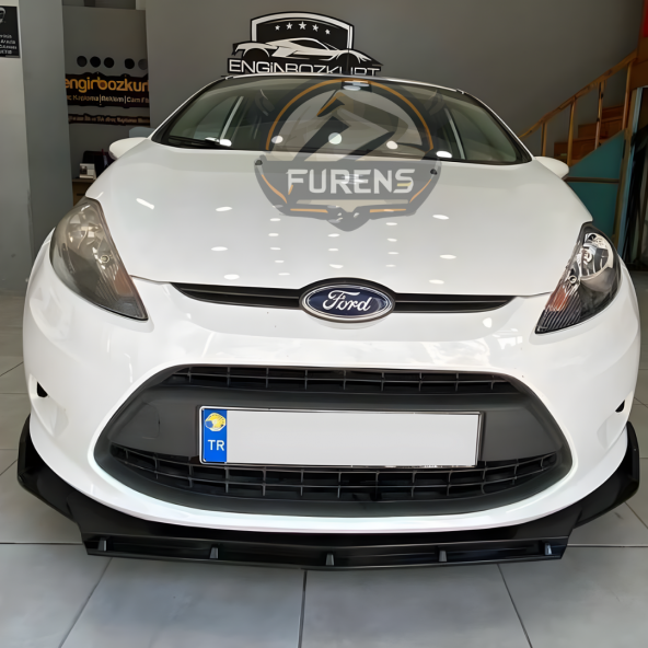 Ford Fiesta 2008-2017 Uyumlu Brabus Ön Lip 3 Parça Kanatlı Lip - 3