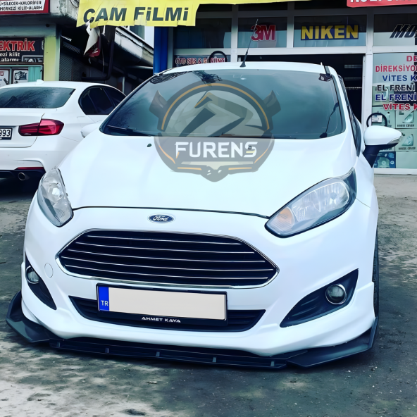 Ford Fiesta 2008-2017 Uyumlu Brabus Ön Lip 3 Parça Kanatlı Lip - 4