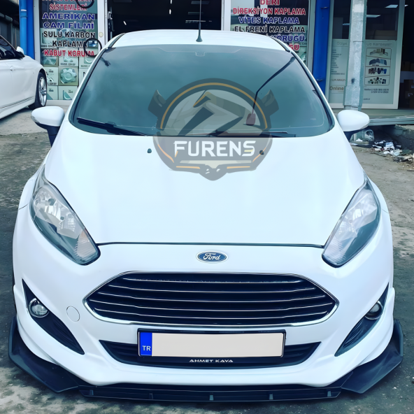 Ford Fiesta 2008-2017 Uyumlu Brabus Ön Lip 3 Parça Kanatlı Lip - 5