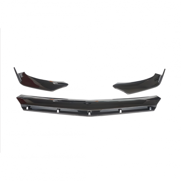 Renault Symbol 2013-2020 Uyumlu Brabus Ön Lip 3 Parça Kanatlı Lip - 4