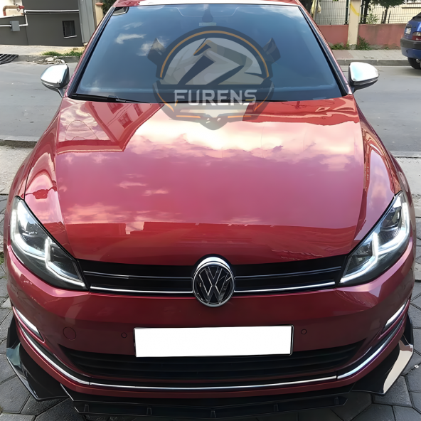Vw Golf 7 7.5 Uyumlu Brabus Ön Lip 3 Parça Kanatlı Lip - 3