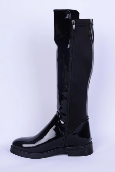 Pierre Cardin 52066 Siyah Rugan Kadın Uzun Bot - 3