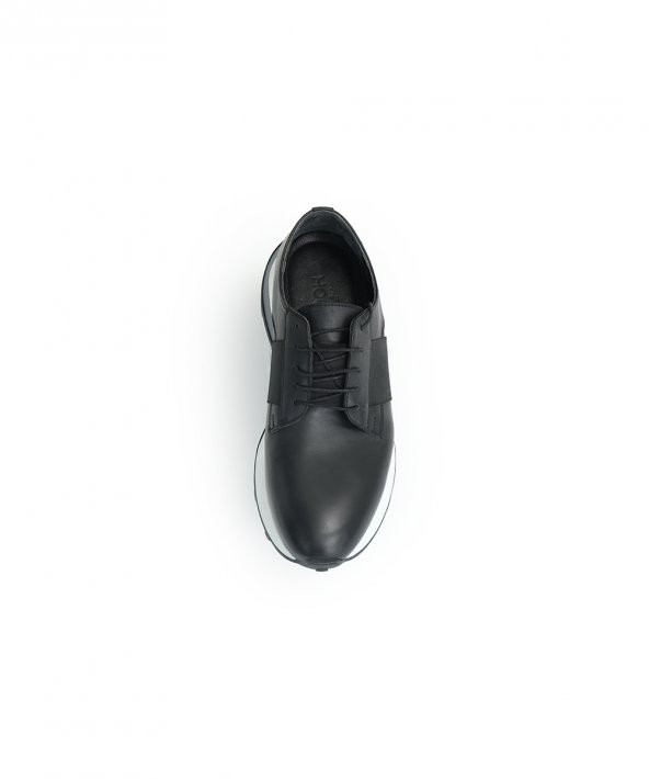 SLIM CLASS Siyah  Sneaker Erkek Deri Ayakkabı - 2