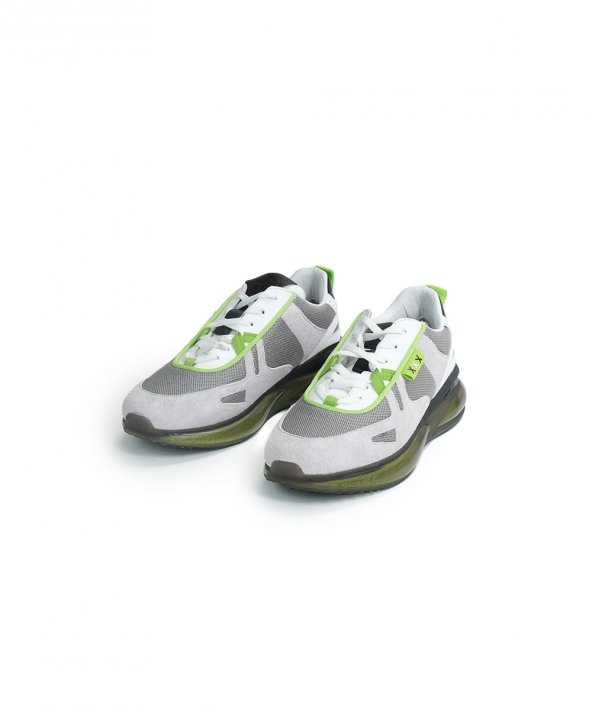 G-MAX GREY Gri Yeşil Sneaker Erkek Süet Ayakkabı - 4