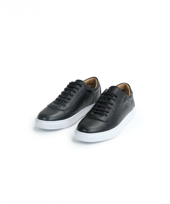BASIC BLACK Siyah  Casual Erkek Deri Ayakkabı - 4