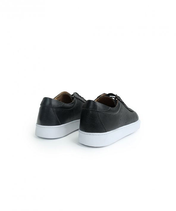 BASIC BLACK Siyah  Casual Erkek Deri Ayakkabı - 5