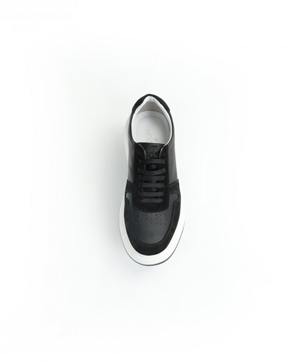 SORTIE BLACK Siyah Sneaker Erkek Deri Ayakkabı - 2