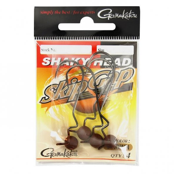 Gamakatsu Preda Gama 7g SkipGapShaky Jig Head Zoka 4/0 Kahve - 3