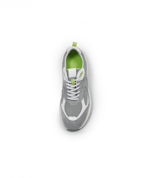 JAUMI GREY Gri Beyaz Sneaker Erkek Süet Ayakkabı - 2