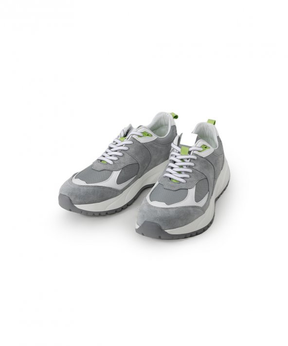 JAUMI GREY Gri Beyaz Sneaker Erkek Süet Ayakkabı - 4