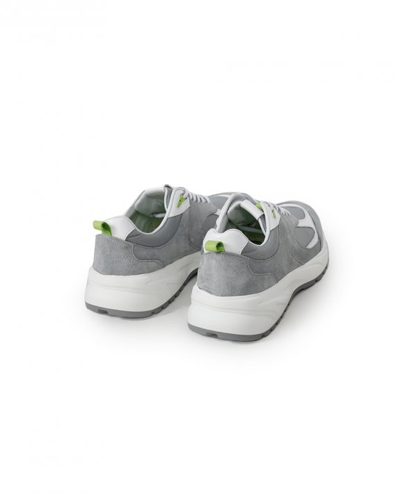 JAUMI GREY Gri Beyaz Sneaker Erkek Süet Ayakkabı - 5