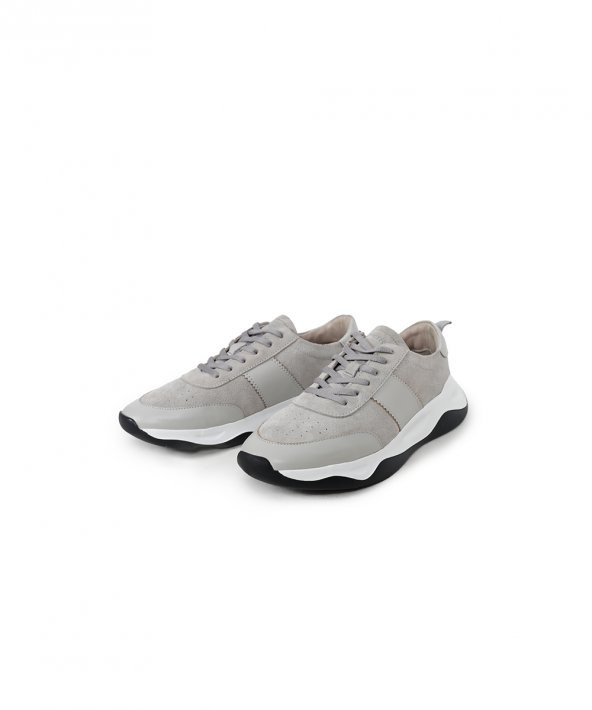 SISEL GREY Gri  Sneaker Erkek Süet Ayakkabı - 4