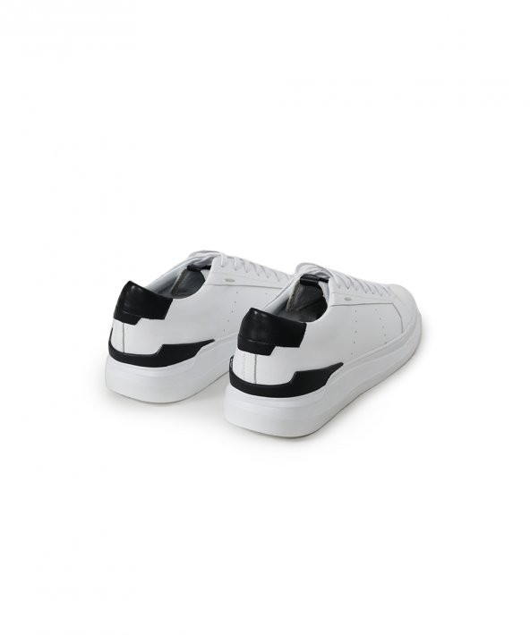 CORE WHITE Siyah Beyaz Casual Erkek Deri Ayakkabı - 5