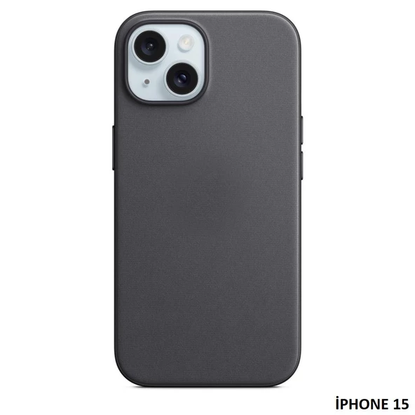 iPhone 15 için MagSafe özellikli Mikro Dokuma Kılıf ürün görseli