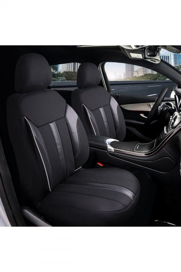 Z&C MAXTECH  Mondeo Deri Detaylı Özel Tasarım Oto Koltuk Kılıfı Seti Classy ürün görseli 1