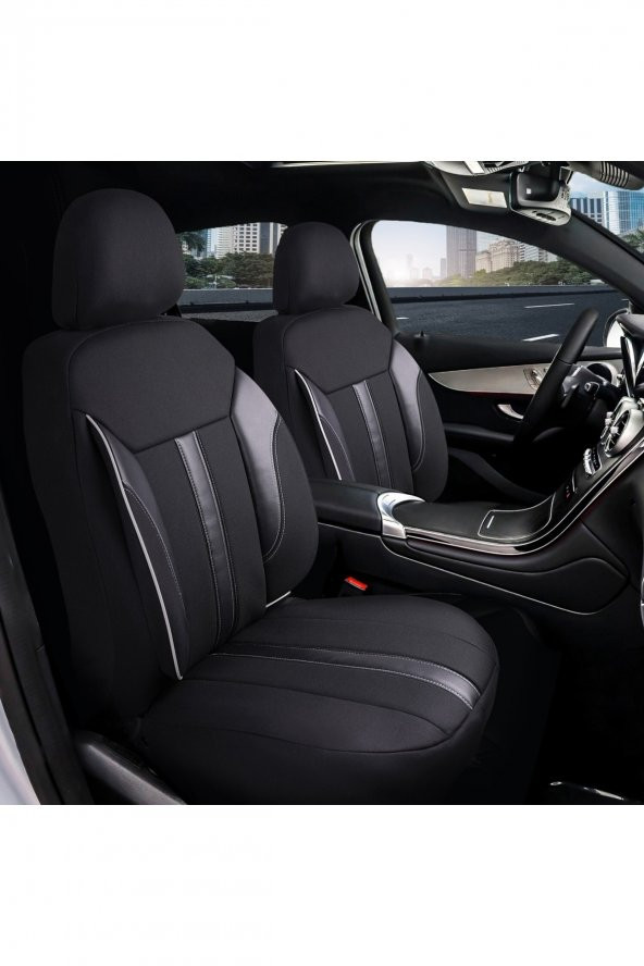 Z&C MAXTECH  Fiat Tempra Deri Detaylı Özel Tasarım Oto Koltuk Kılıfı Seti Classy