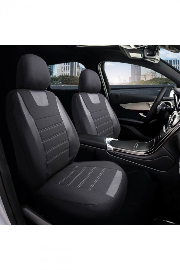 Z&C MAXTECH  Opel Astra K Sedan Deri Detaylı Özel Tasarım Oto Koltuk Kılıfı Seti Maxy Sb