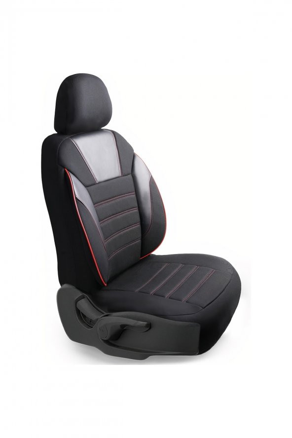 Z&C MAXTECH  Renault Europa Deri Detaylı Özel Tasarım Oto Koltuk Kılıfı Seti Simple - Resim 3