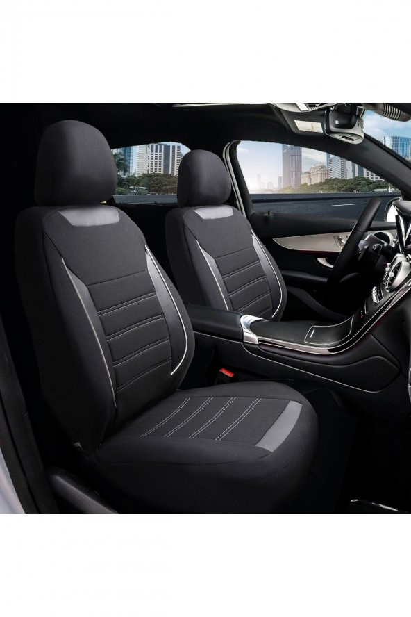 Z&C MAXTECH  Audi A4 Sedan Deri Detaylı Özel Tasarım Oto Koltuk Kılıfı Seti Smart Sb