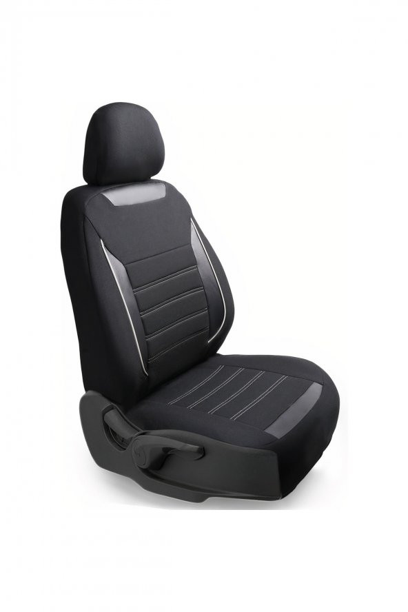 Z&C MAXTECH  Renault 9 Deri Detaylı Özel Tasarım Oto Koltuk Kılıfı Seti Smart Sb - Resim 3