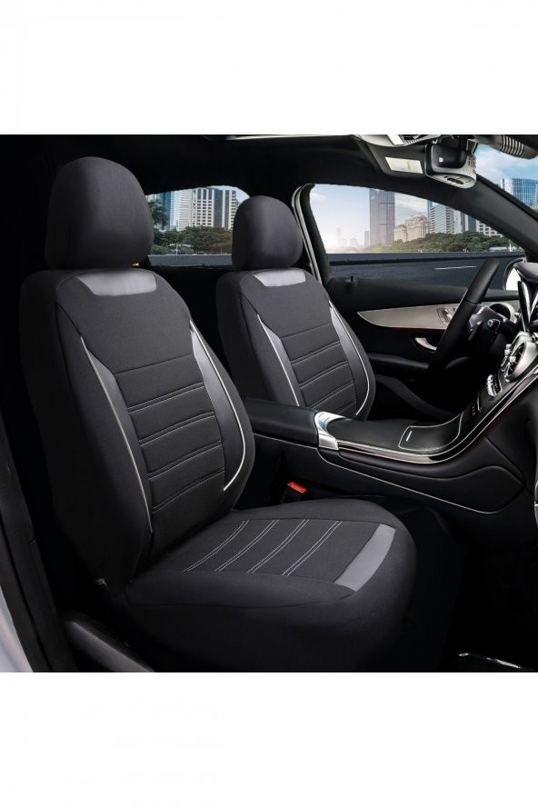 Z&C MAXTECH  Mitsubishi Carisma Deri Detaylı Özel Tasarım Oto Koltuk Kılıfı Seti Smart Sb