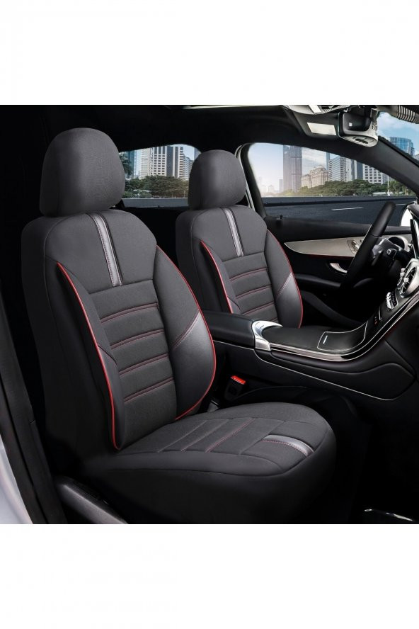 Z&C MAXTECH  Kia Sportage Deri Detaylı Özel Tasarım Oto Koltuk Kılıfı Seti Star