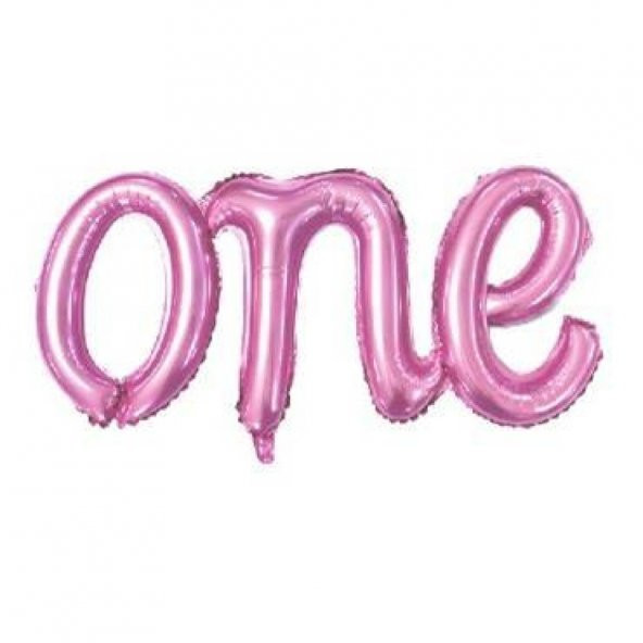 Pembe One Folyo Balon