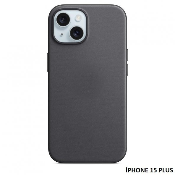 iPhone 15 Plus için MagSafe özellikli Mikro Dokuma Kılıf