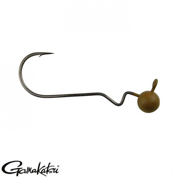 Gamakatsu Preda Gama 5.2g SkipGapShaky Jig Head Zoka Kahve 4/0