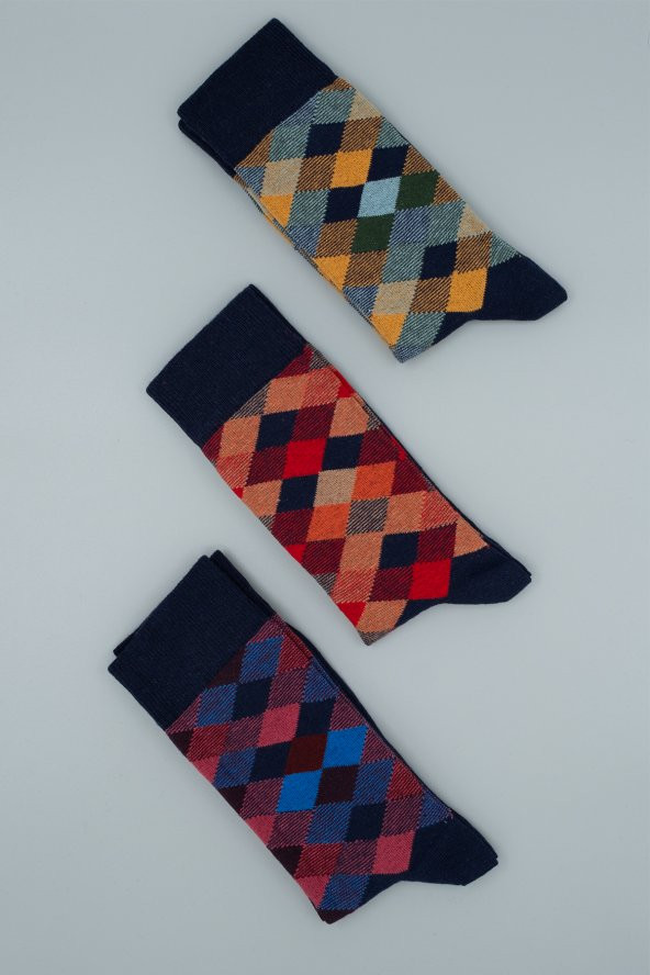 Hitra Tekstil 3lü Erkek Soket Çorap
