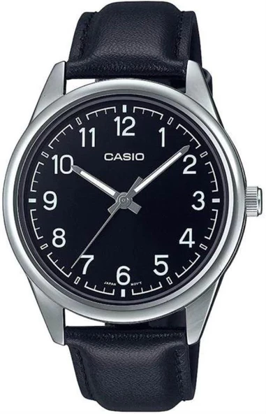 CASIO MTP-V005L-1B4UDF SİYAH DERİ KORDON ERKEK KOL SAATİ