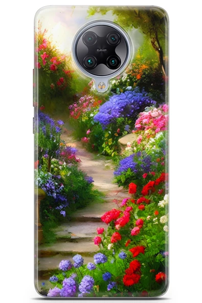 Xiaomi Poco F2 Pro Uyumlu Kılıf Opus 16 Japon Bahçesi Hediyelik Kılıf Earth
