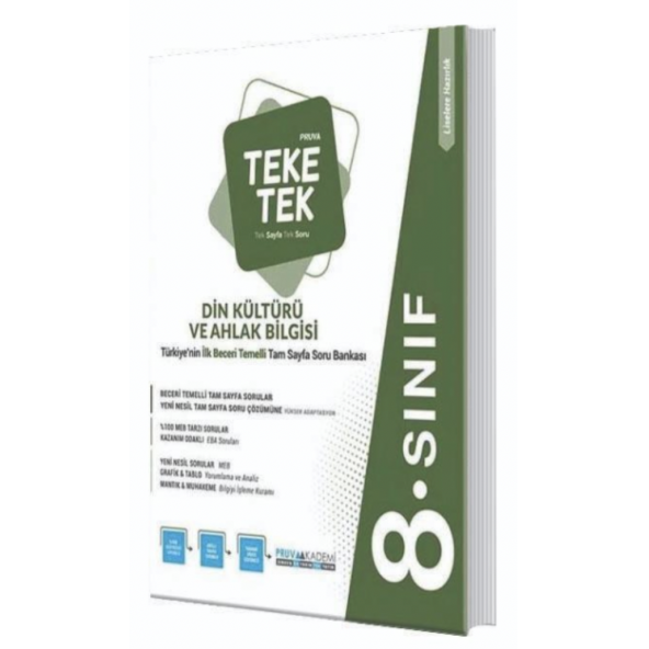 8. SINIF TEKE TEK DİN KÜLTÜRÜ