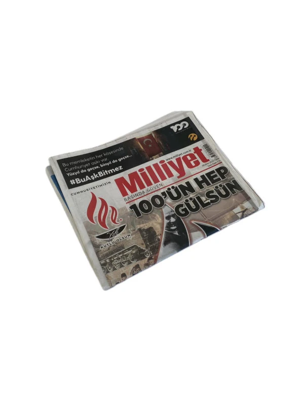 29 Ekim 2023 Milliyet Gazetesi - Cumhuriyetin İlanı 100. Yıl Gazetesi ürün görseli 1