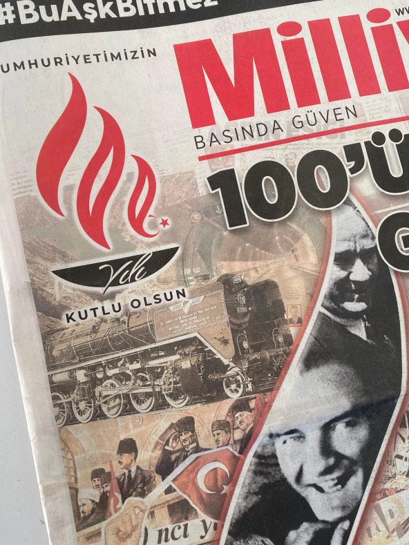 29 Ekim 2023 Milliyet Gazetesi - Cumhuriyetin İlanı 100. Yıl Gazetesi - Resim 5