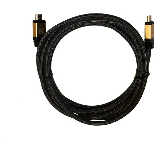Case 4U Premium 4K HDMI 2.0 Kablo - 60 HZ - Naylon Örgülü - Altın Uçlu - 3 Metre - 2