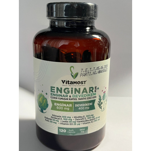 ENGİNAR PLUS 120 SOFT JEL KAPSÜL 1800 MG