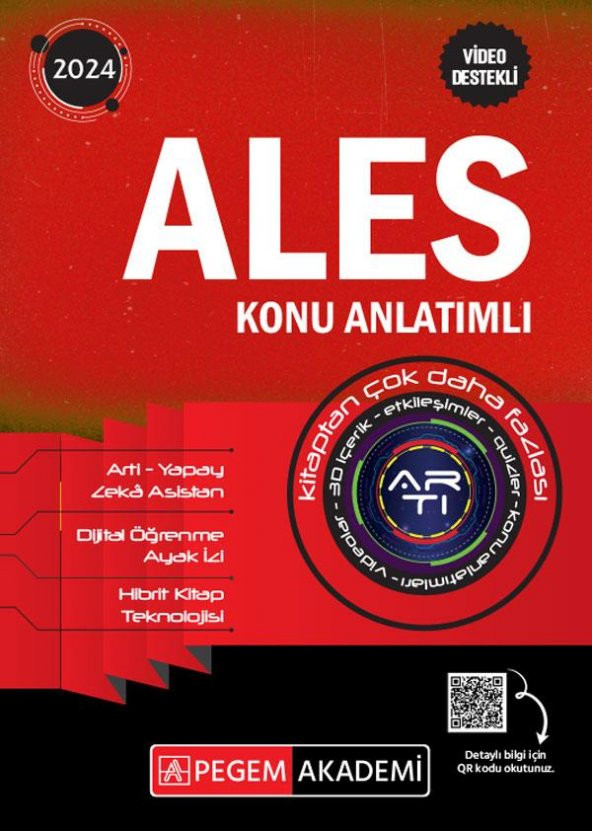 2024 ALES Konu Anlatımlı Pegem Yayınları