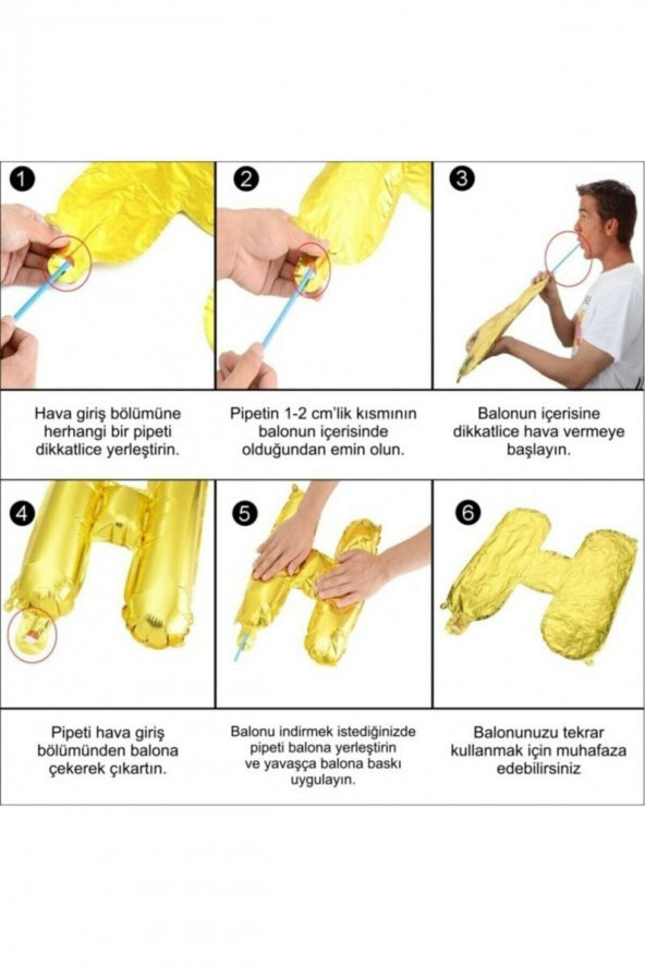 Safari Konsept Doğum Günü Hayvan Balonları 6 lı Set 14" Folyo Balon - 3