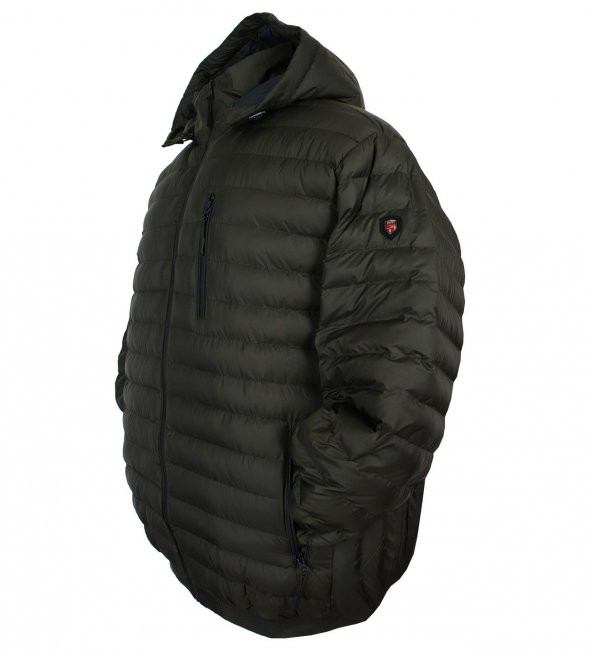 Büyük Beden Erkek Mont Dekons Haki 3XL-10XL - 2