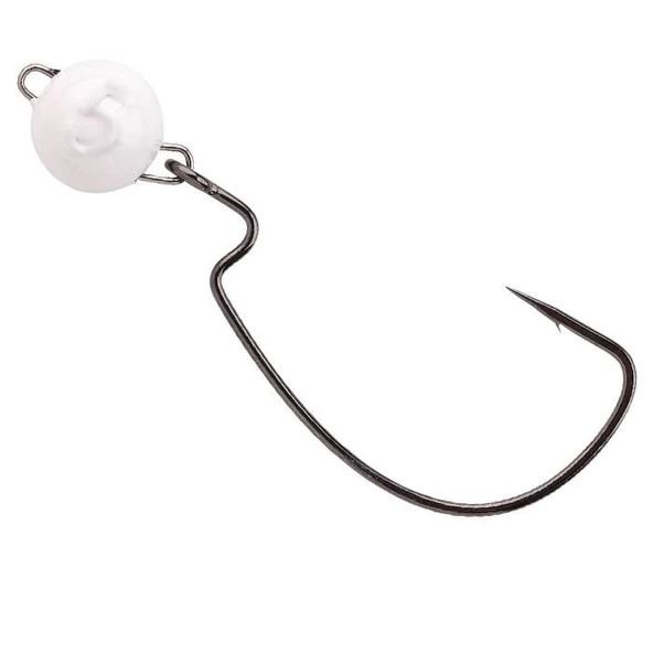 SPRO Rigged Bottom Jig LRF Silikon Yem Zokası Glow No: 2/0