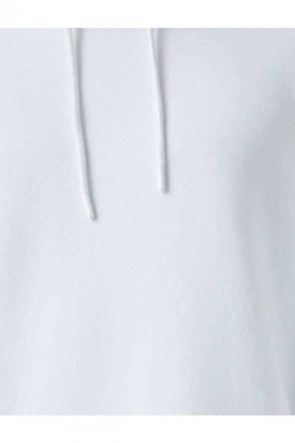Basic Kapşonlu Sweatshirt - 6