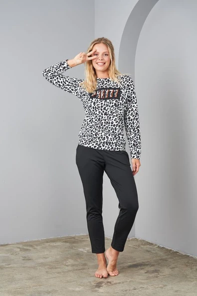 Pjs 24584 Kadın Uzun Kollu Spor Takım - 2