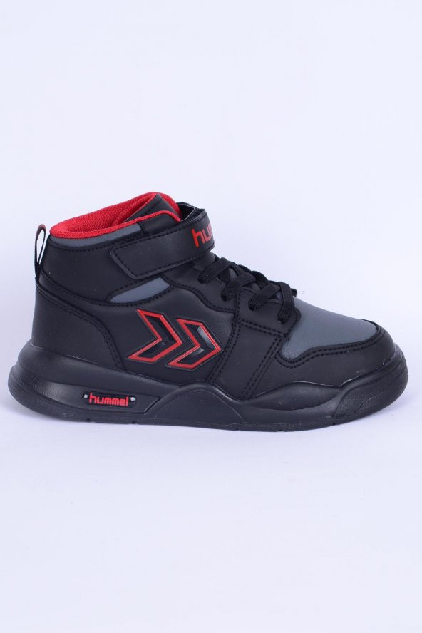 Hummel 900380-2025 Dragon Jr Siyah-Kırmızı Erkek Çocuk Spor Ayakkabı