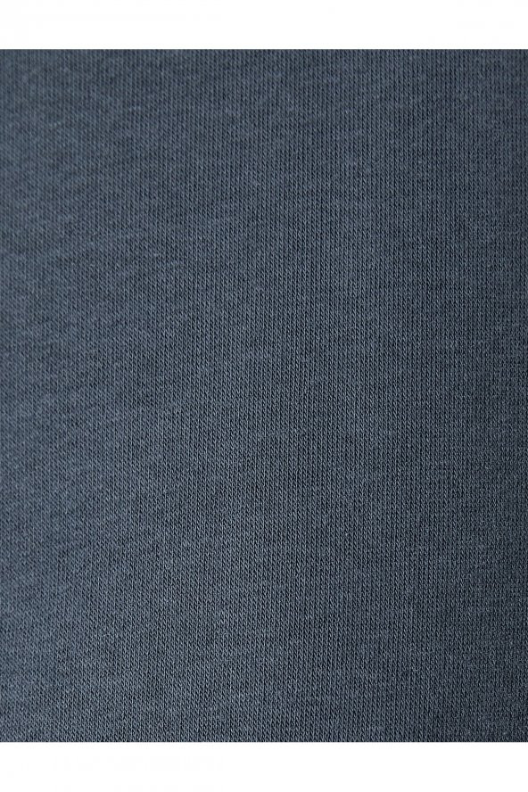 Kapşonlu Sweatshirt Kanguru Cep Detaylı Uzun Kollu - 6