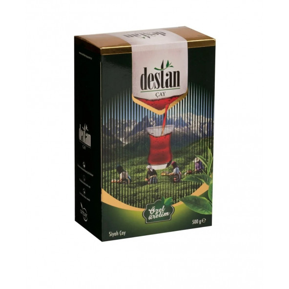 Destan Özel Üretim Siyah Dökme Çay 500 X 20 Paket 10 Kilogram - 3