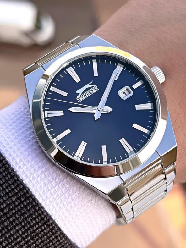 ESL.09.2102.1.01 Slazenger Çelik Kordon İyon Kasa 50 Mt Suya Dayanıklı Erkek Kol Saati ürün görseli