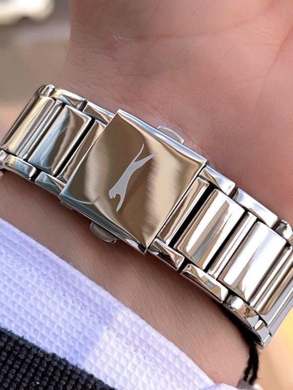 ESL.09.2102.1.02 Slazenger Çelik Kordon İyon Kasa 50 Mt Suya Dayanıklı Erkek Kol Saati - Resim 4