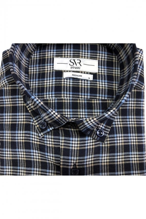 BOL KESİM UZUN KOL ERKEK GÖMLEK - Resim 2